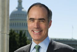 In response to Casey's letter, US Airways spokesman Andrew Christie wrote in an email that the merged carriers 'will offer improved service' through 558 daily departures from eight Pennsylvania cities. In response to Casey's letter, US Airways spokesman Andrew Christie wrote in an email that the merged carriers 'will offer improved service' through 558 daily departures from eight Pennsylvania cities.