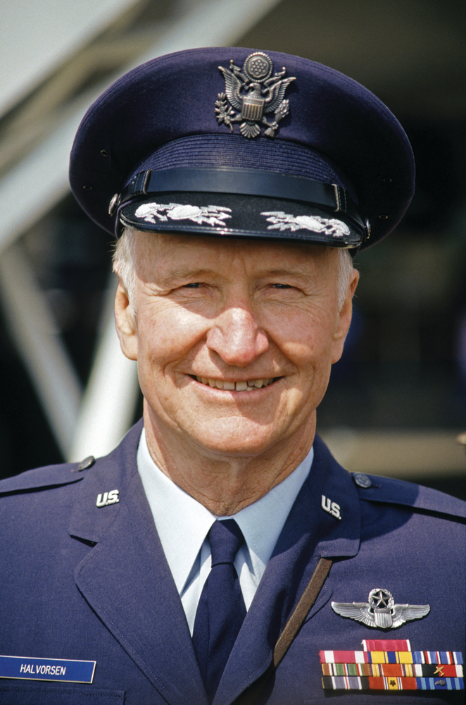 Col Gail Halvorsen in 1983.