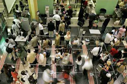For $9, customers can get expedited check-in and quicker access to the security lanes. For $9, customers can get expedited check-in and quicker access to the security lanes.