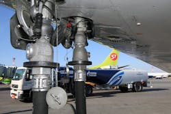 The inspection of Gazpromneft-Aero refuelling facility at Sheremetyevo was held for the first time.