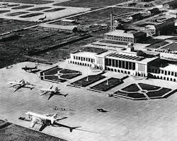 THEN: The Beijing Capital International Airport was about one year old when this picture was taken in 1959. The airport stayed very much the same until 1980. THEN: The Beijing Capital International Airport was about one year old when this picture was taken in 1959. The airport stayed very much the same until 1980.
