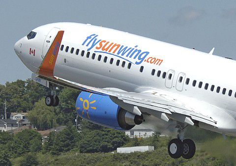 Sunwing Airlines said glycol got into the aircraft through the auxiliary power unit vent, creating a haze of white, odorless vapor in the cabin just five minutes into the flight.