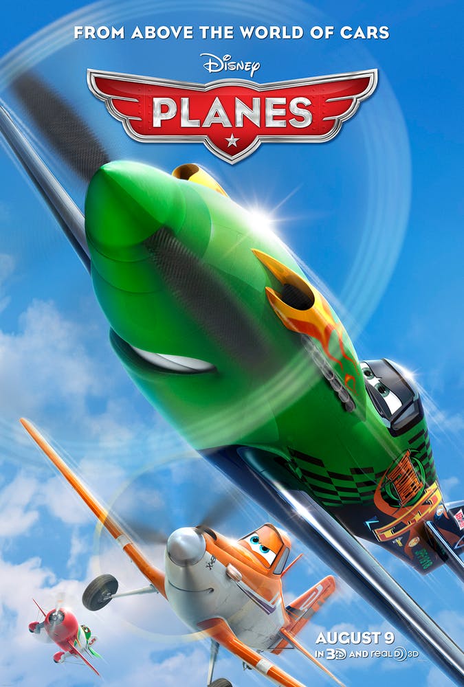 Movie poster from Disney&apos;s Planes movie to be released in 2013.