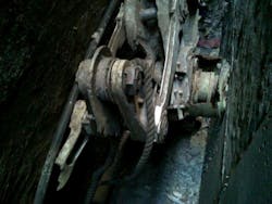 The NYPD also clarified why a piece of rope was found on the flap support. When police first responded to reports of the wreckage last week they used the rope to move it to look for a serial number or other identifiers, officials said.