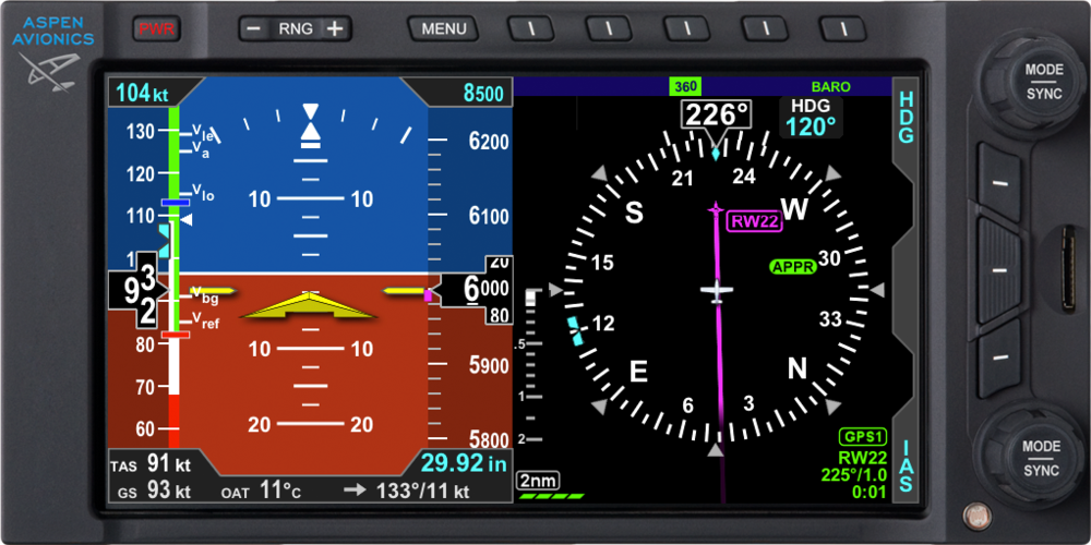 Evolution Backup Display Gps
