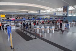 With the 346,000-square-foot expansion of Concourse B, Terminal 4 now measures 2 million square feet, making it one of the largest terminals in North America. Delta partner Virgin Atlantic Airways also operates out of Terminal 4.