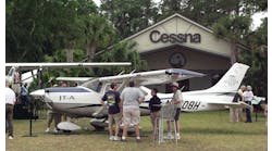 The Cessna Turbo Skylane JT-A on display at Sun &lsquo;n Fun 2013.