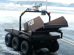 The Remote Package Handling System is the first commercial version of a new family of remote-controlled ground vehicles created by a partnership of three Canadian companies