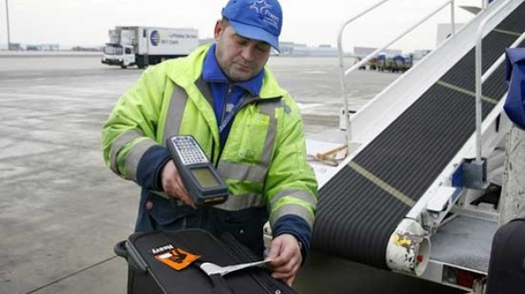 A baggage handler apparently left behind a luggage scanner, which caused more than $6 million of damage.