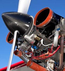 Hartzell X-Drive starter on Carbon Cub Hartzell X-Drive starter on Carbon Cub