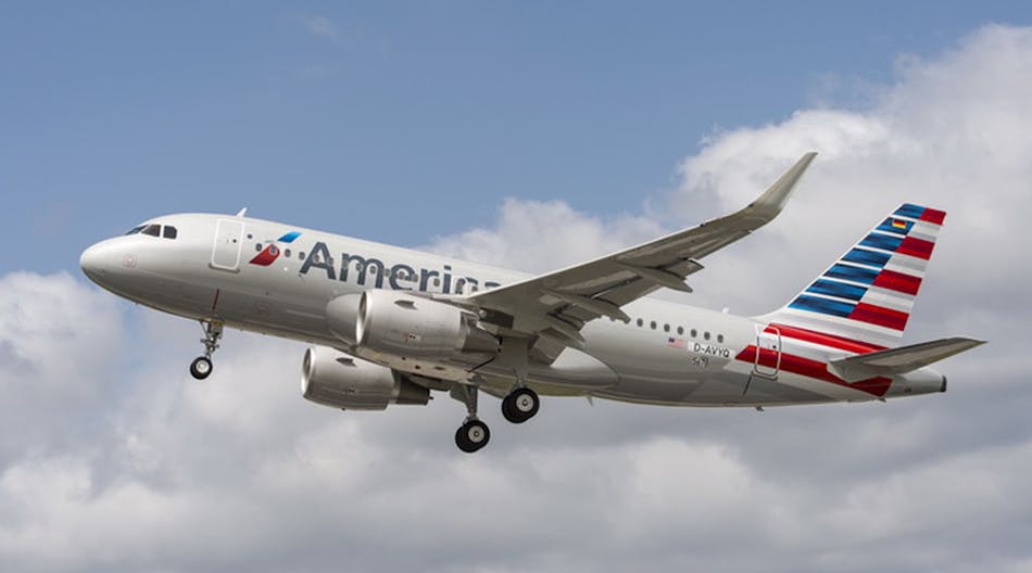 The A319s have sharklets on the wings and other modifications to reduce fuel burn and keep American on the path toward being a more environmentally friendly airline.