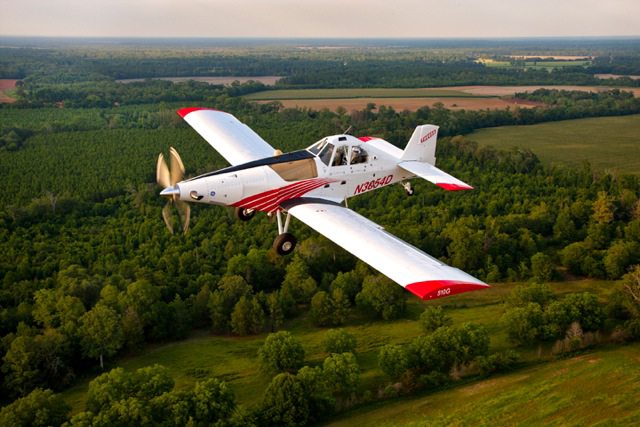 FAA certified and ready to go to work &ndash; The new dual cockpit Thrush 510G earned FAA Type Certification in July 2013.