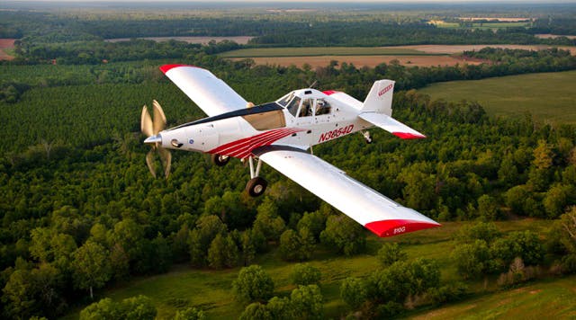 FAA certified and ready to go to work &ndash; The new dual cockpit Thrush 510G earned FAA Type Certification in July 2013.