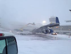 The airport's deicing recycling program took full speed at this point, in the early 2000s. During the winter of 2004-2005, it's estimated that DTW's recycling program collected 888,000 gallons of pure deicing fluid, which otherwise would have had to be treated at the undersized sanitary treatment facility used by DTW. The airport's deicing recycling program took full speed at this point, in the early 2000s. During the winter of 2004-2005, it's estimated that DTW's recycling program collected 888,000 gallons of pure deicing fluid, which otherwise would have had to be treated at the undersized sanitary treatment facility used by DTW.