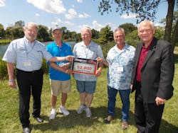 L/R: Mark Madden, Anchorage, Alaska, Federal Aviation Administration Safety Team Representative of the Year; Bruce Lundquist, Willis, Mich., Avionics Technician of the Year; Dean Eichholz, Soldotna, Alaska, Certified Flight Instructor of the Year; Bill Fifles, Honolulu, Hawaii, Aviation Maintenance Technician of the Year; Pat McDevitt, Manager Business Development, Snap-on Industrial. L/R: Mark Madden, Anchorage, Alaska, Federal Aviation Administration Safety Team Representative of the Year; Bruce Lundquist, Willis, Mich., Avionics Technician of the Year; Dean Eichholz, Soldotna, Alaska, Certified Flight Instructor of the Year; Bill Fifles, Honolulu, Hawaii, Aviation Maintenance Technician of the Year; Pat McDevitt, Manager Business Development, Snap-on Industrial.
