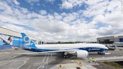 The 787-9 is a 20-foot stretch of the initial 787-8 model with incremental structural enhancements to make it more efficient than the first Dreamliner.