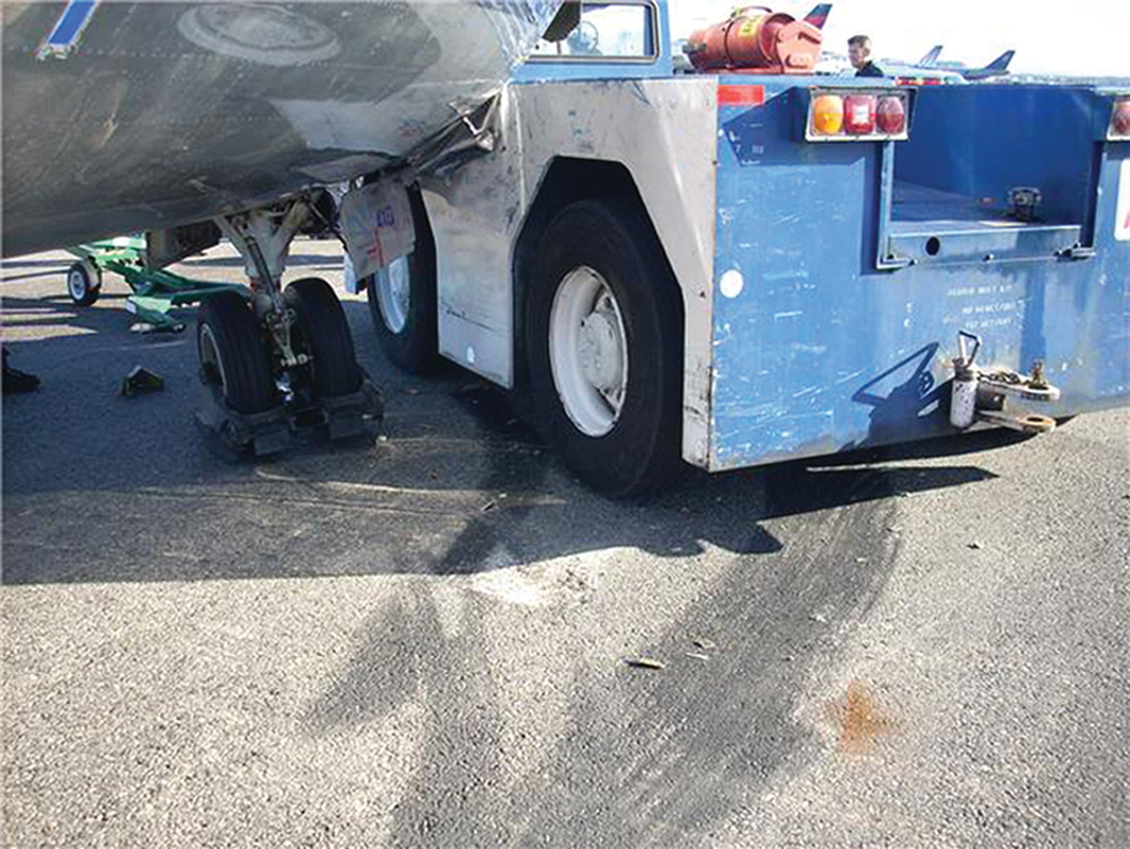 NBAA estimates that ground damage in business aviation runs $100 million annually, including incidents during towing and ramp movement, GSE accidents and hangar damage.