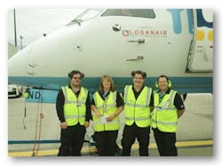 Menzies has also won the Loganair contract at Edinburgh for five years, which adds an additional 10 flights per day beginning in October 2013, and renewed its contract with the airline at Glasgow for a five-year term. Menzies has also won the Loganair contract at Edinburgh for five years, which adds an additional 10 flights per day beginning in October 2013, and renewed its contract with the airline at Glasgow for a five-year term.