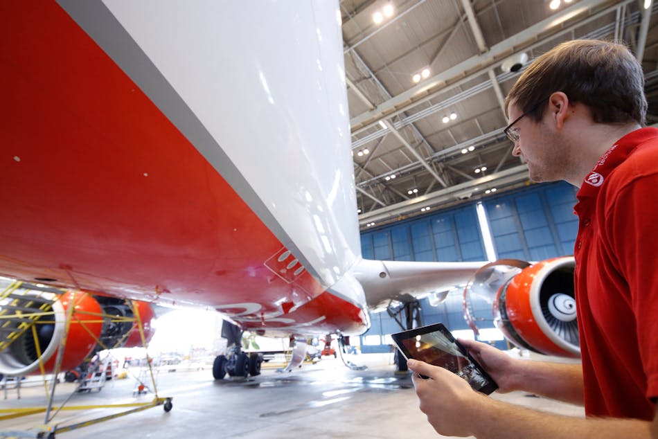airberlin&apos;s new tool guides aircraft technicians through a standardized inspection of the entire body of the aircraft and helps them to measure and classify surface imperfections.