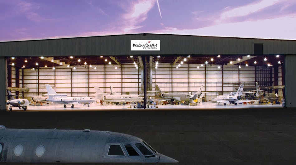 Aln Falcon Hangar Sunset View 11192188
