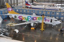 The MRO at Vnukovo aircraft repair plant, one of Russia's largest aircraft repair plants. Sky Express, Russia's first low-cost airline, was established in March 2006 and merged with Kuban Airlines in 2011. The MRO at Vnukovo aircraft repair plant, one of Russia's largest aircraft repair plants. Sky Express, Russia's first low-cost airline, was established in March 2006 and merged with Kuban Airlines in 2011.