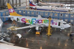 The MRO at Vnukovo aircraft repair plant, one of Russia&apos;s largest aircraft repair plants. Sky Express, Russia&apos;s first low-cost airline, was established in March 2006 and merged with Kuban Airlines in 2011.