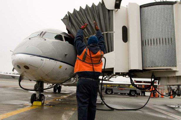 Passengers are usually incredibly stressed waiting for the jetway to arrive and the door to open so they can make their mad dash to their next flight.
