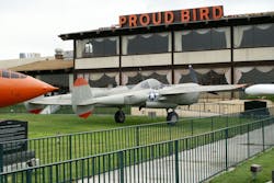 The restaurant, which has a collection of 20 historic aircraft and hundreds of photographs that document the long history of aerospace in Southern California, was due to shut its doors today. The restaurant, which has a collection of 20 historic aircraft and hundreds of photographs that document the long history of aerospace in Southern California, was due to shut its doors today.