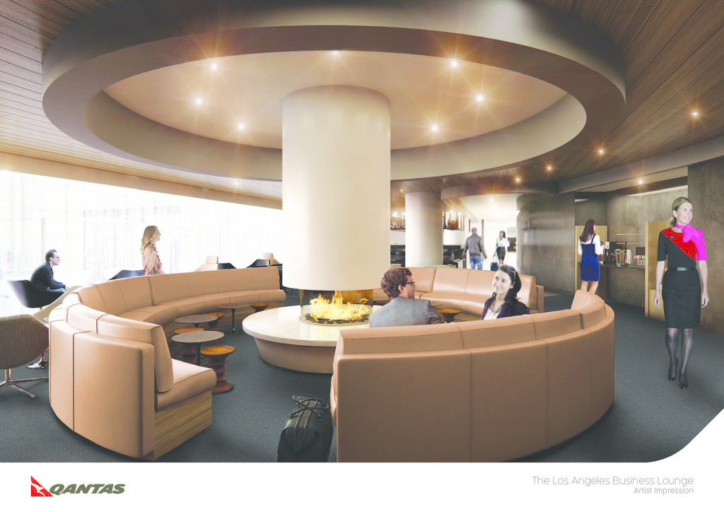 Qantas Lax Lounge Rendering 1 October 30 2013