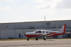 Shell Aviation's new unleaded formulation recently successfully completed an initial test flight with Piper Aircraft Inc. Shell Aviation's new unleaded formulation recently successfully completed an initial test flight with Piper Aircraft Inc.