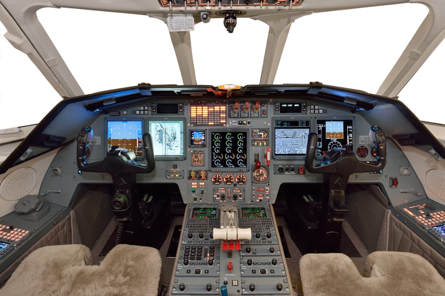 Duncan Aviation Completes Second Falcon 900B with Universal Avionics