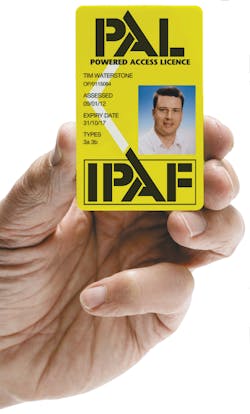 The International Powered Access Federation (IPAF) issued a record 121,744 PAL Cards worldwide through its approved training centres in 2013, an increase of 12.7% over the 108,065 PAL Cards issued in 2012. The International Powered Access Federation (IPAF) issued a record 121,744 PAL Cards worldwide through its approved training centres in 2013, an increase of 12.7% over the 108,065 PAL Cards issued in 2012.