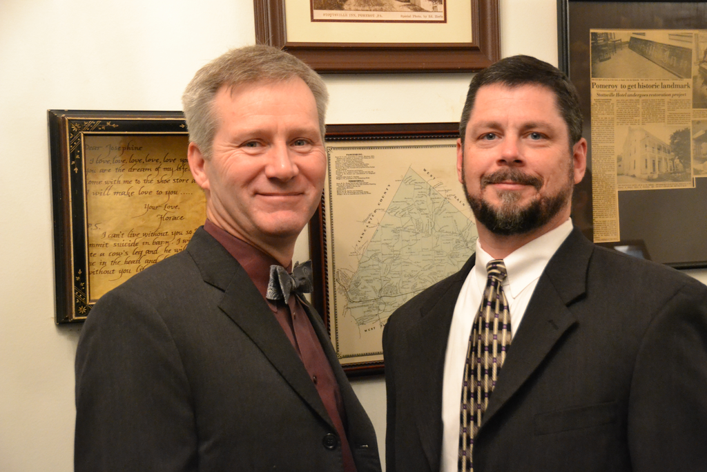 Independence Aircraft Services owners Joel Knowles (left) and Tim Kleckner (right).