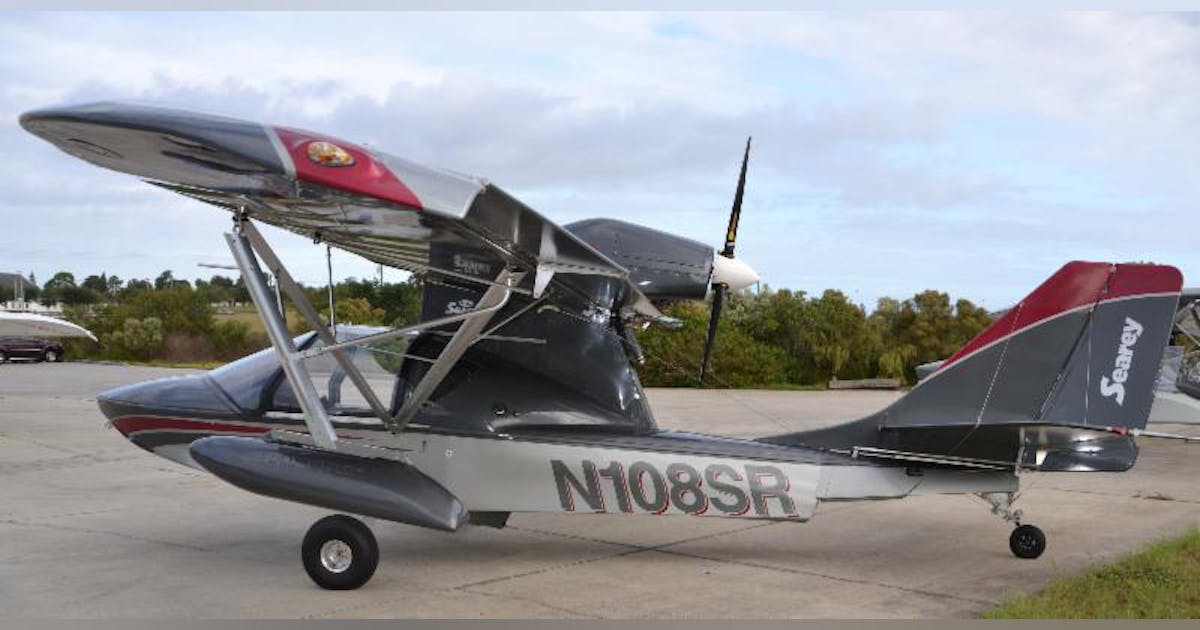 Searey Light Sport Elite Amphibious Plane Ready For Take Off | Aviation