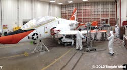 Military customers value the technology's ability to prevent worker exposure to hexavalent chromium and vibration, to address the challenges of chemical agent resistant coating (CARC) paint, and to reduce flowdays. Military customers value the technology's ability to prevent worker exposure to hexavalent chromium and vibration, to address the challenges of chemical agent resistant coating (CARC) paint, and to reduce flowdays.