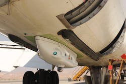 After detecting an incoming missile with an infrared sensor, the system fires a laser that disrupts the missile’s navigation system, taking it off course and detonating it safely away from the aircraft. After detecting an incoming missile with an infrared sensor, the system fires a laser that disrupts the missile’s navigation system, taking it off course and detonating it safely away from the aircraft.