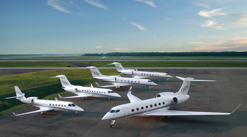 The Gulfstream fleet: The large-cabin G650, G550, G450 are manufactured in Savannah and outfitted in Savannah; Brunswick, GA; Long Beach, CA; or Appleton, WI. The super midsize G280 and mid-cabin G150 are co-manufactured in Tel Aviv at the Israel Aerospace Industries facility and outfitted in Dallas.