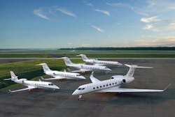 The Gulfstream fleet: The large-cabin G650, G550, G450 are manufactured in Savannah and outfitted in Savannah; Brunswick, GA; Long Beach, CA; or Appleton, WI. The super midsize G280 and mid-cabin G150 are co-manufactured in Tel Aviv at the Israel Aerospace Industries facility and outfitted in Dallas. The Gulfstream fleet: The large-cabin G650, G550, G450 are manufactured in Savannah and outfitted in Savannah; Brunswick, GA; Long Beach, CA; or Appleton, WI. The super midsize G280 and mid-cabin G150 are co-manufactured in Tel Aviv at the Israel Aerospace Industries facility and outfitted in Dallas.