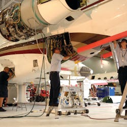 Gulfstream has taken the time to look at the space technicians need to get their work done and built a maintenance friendly and reliable aircraft.