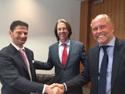 Roman Hermann, Executive Vice President Business Development, Swissport International. Paul Synnott, CEO, Aviator, and Bernt Lindberg Partner and Investment Manager, Aviator Roman Hermann, Executive Vice President Business Development, Swissport International. Paul Synnott, CEO, Aviator, and Bernt Lindberg Partner and Investment Manager, Aviator