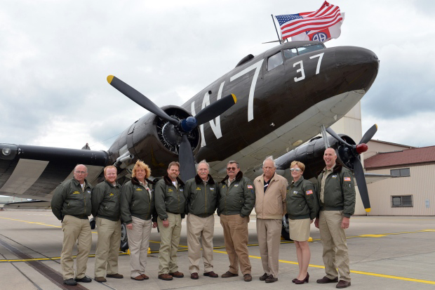During the war, Whiskey 7 was assigned to the 37th Troop Carrier Squadron, from which the 37th Airlift Squadron, now based at Ramstein, draws its lineage. The aircraft is believed to be the only remaining airworthy C-47 from the original carrier squadron, a distinctive status that sparked the bold idea for the plane's return to Normandy.