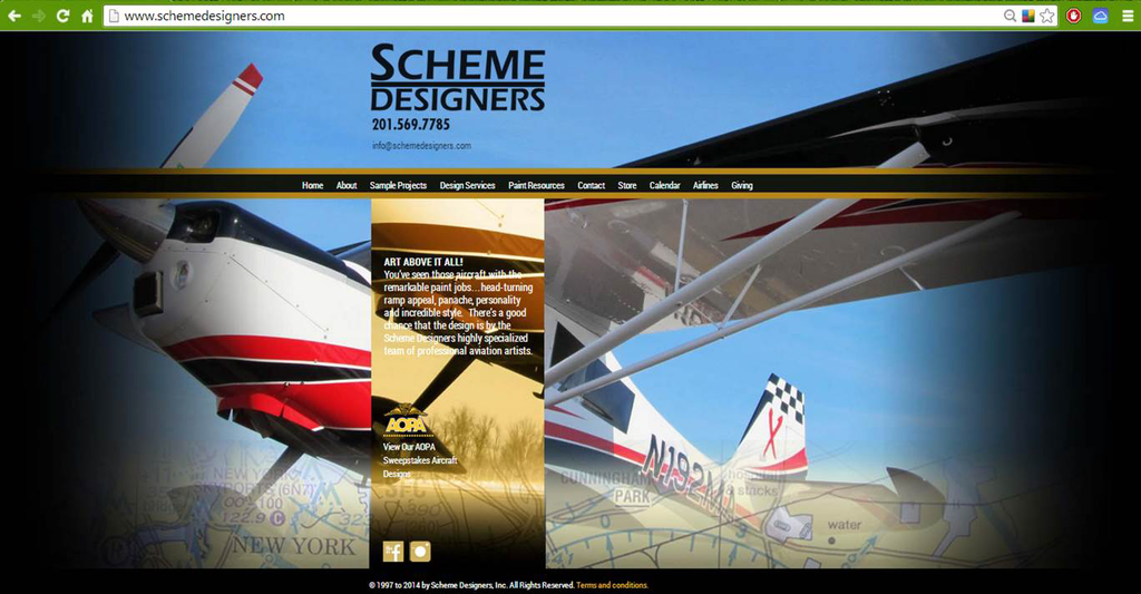 Scheme Designers New Website Homepage Capture