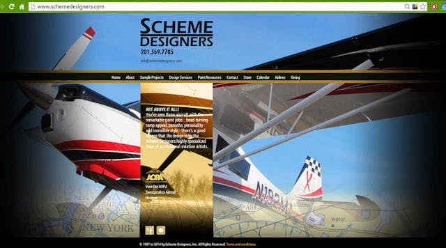 Scheme Designers New Website Homepage Capture