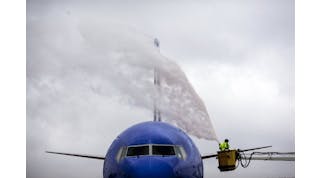 Memphis International Airport took a first step Thursday toward an estimated $100 million de-icing facility to curb water pollution.