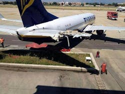 According to news reports, the aircraft was parked unattended and without passengers when it suddenly began to roll backwards. It eventually rolled approximately 120 feet into an airport garage, causing what has been estimated at $360,000 in damage. According to news reports, the aircraft was parked unattended and without passengers when it suddenly began to roll backwards. It eventually rolled approximately 120 feet into an airport garage, causing what has been estimated at $360,000 in damage.