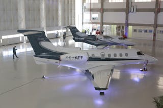 Embraer Executive Jets Service Center in Sorocaba, Brazil.