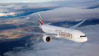 Image 1 An Emirates Boeing 777 300 Er Aircraft