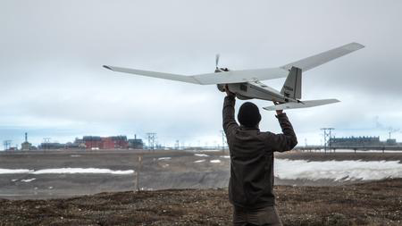 Since Sunday, the drone has been flying above the largest oil field in North America using high-tech sensors to create 3-D computerized models of roads, pads and pipelines for industrial applications.