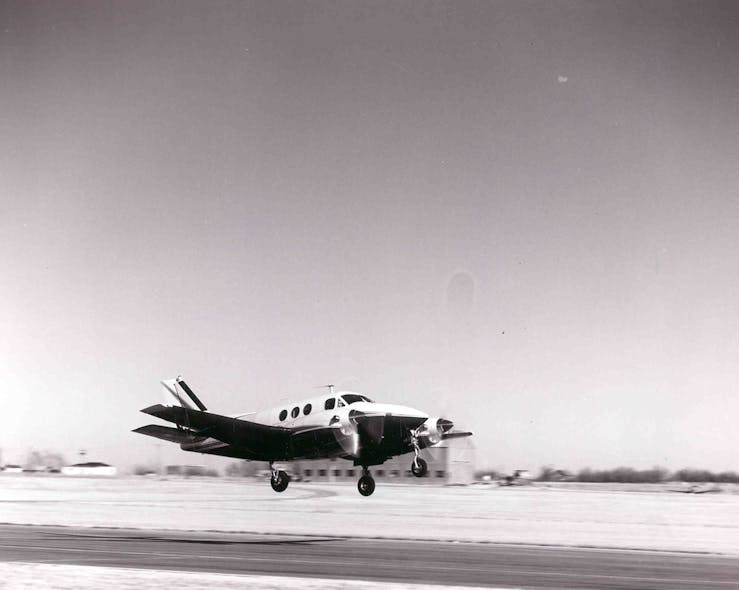 King Air Maiden Flight Jan 20 1964