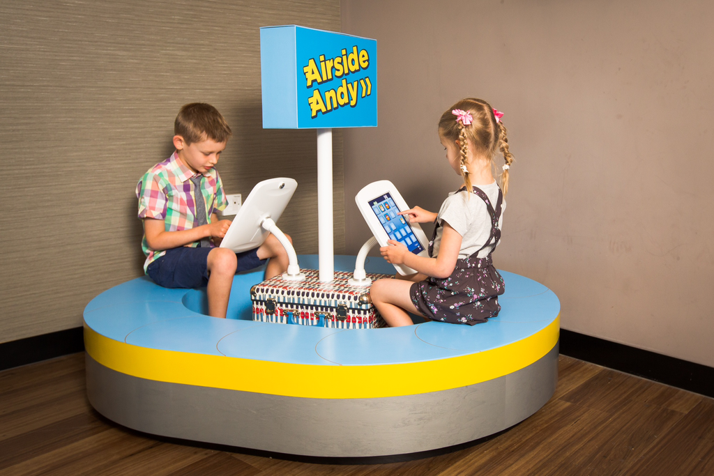 Swissport has opened its lounge doors to Airside Andy in recognition of the need to create a space for children that acknowledges and caters for how children&rsquo;s play has changed and developed. Together they plan to roll-out the pods in all airport lounges nationwide.